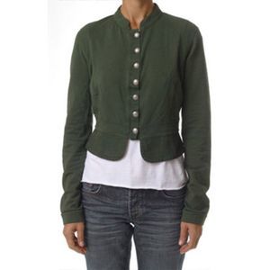 3 Dots Supima Fleece Military Jacket